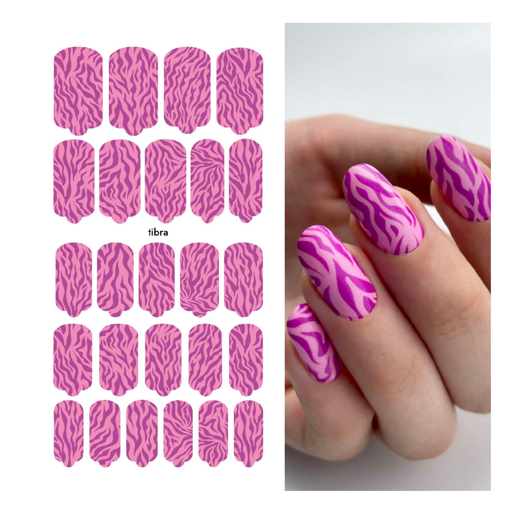 Плёнки для педикюра by provocative nails tibra