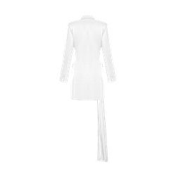 Жакет с декором из шелка из атласа