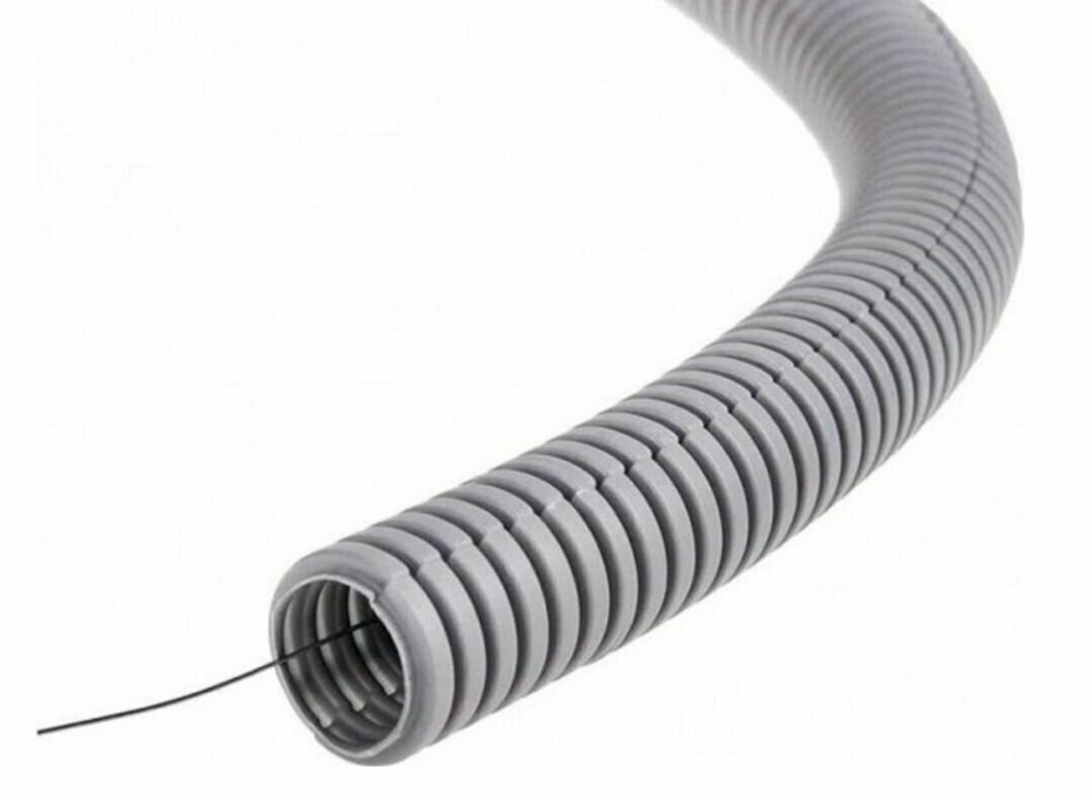 Труба Гофрированная ПВХ 32 IEK с протяжкой (бухта 25м) CTG20-32-K41-025I