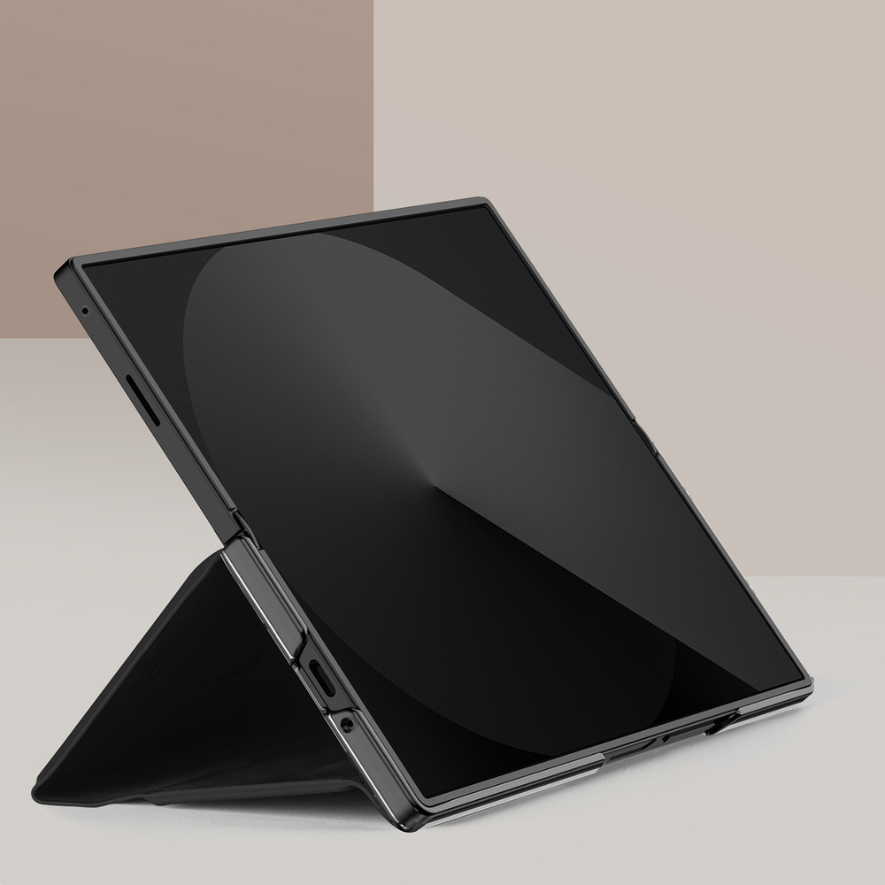 Чехол с премиальной искусственной кожи с MagSafe от Dux Ducis для Samsung Galaxy Z Fold 7, серия Bril Series Case (версия с S Pen)