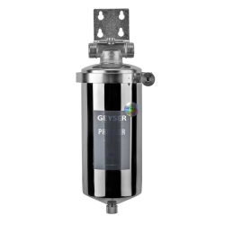 Корпус фильтра Гейзер премьер 10SL 3/4 нерж. сталь для хол. и горячей воды со сливом 3/4