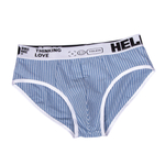 Набор из 4 мужских трусов-брифов в тонкую полоску (Размер: XXXL) (Цвет: разноцветный)