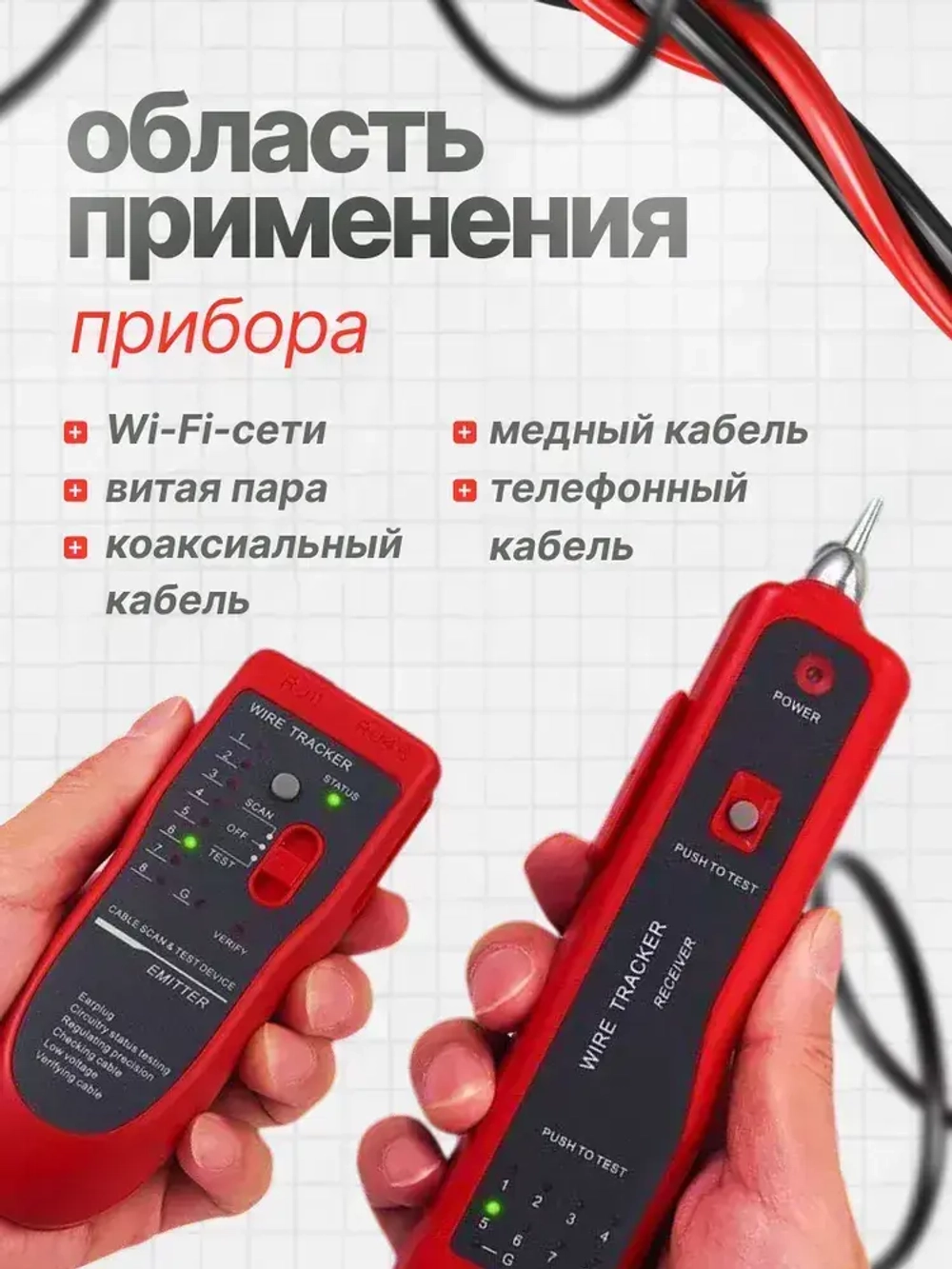 Сетевой тестер (LAN) трассоискатель GM60