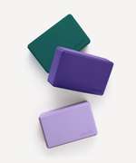 УЦЕНКА Блок для йоги STARFIT YB-200 EVA, лиловый, пара