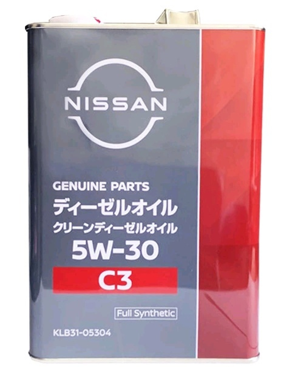 Масло моторное Nissan Clean Diesel C3 5W-30 4л
