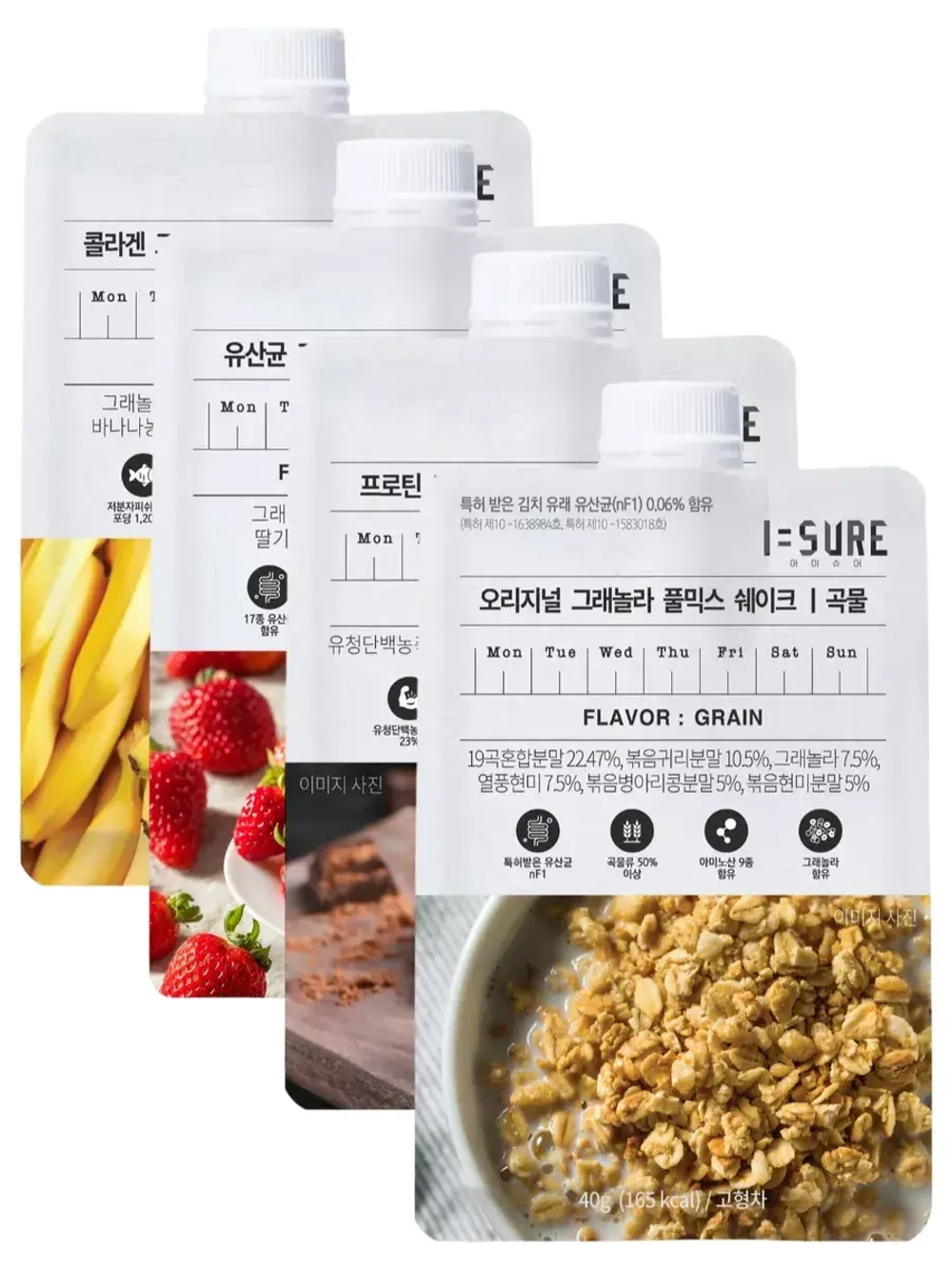 Фитнес-коктейль с гранолой ассорти вкусов 40 г * 4 шт