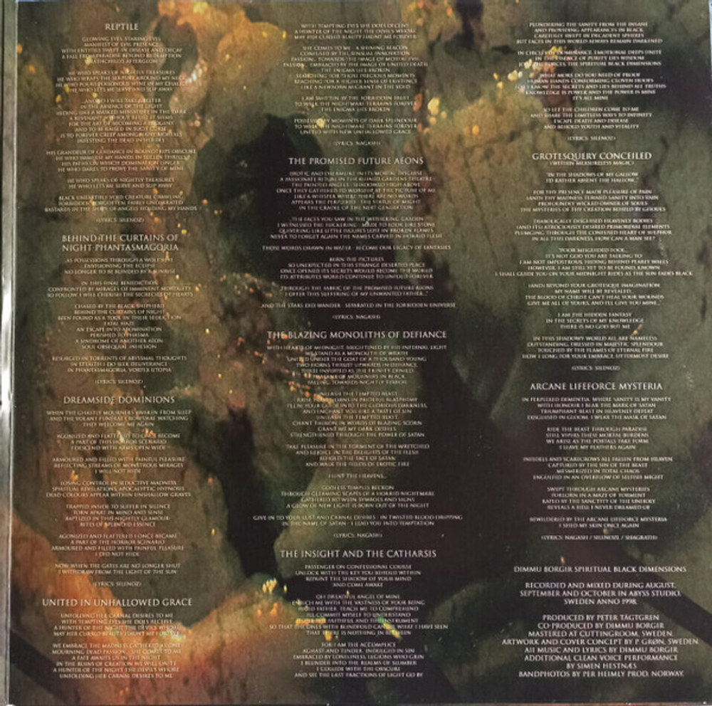 Dimmu Borgir / Spiritual Black Dimensions (LP)