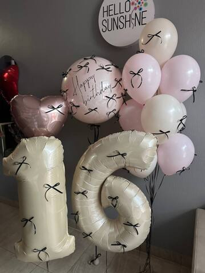 Набор шаров с Бантиками Тренд 2025 №2