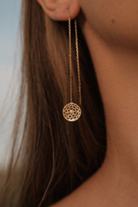 Серьги TIBEKA позолота