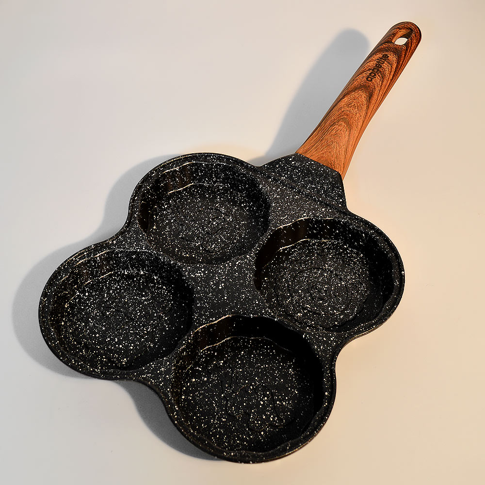 Сковорода 19см для фигурных оладий "Nordic Stone" тм Appetite, NO6191Z