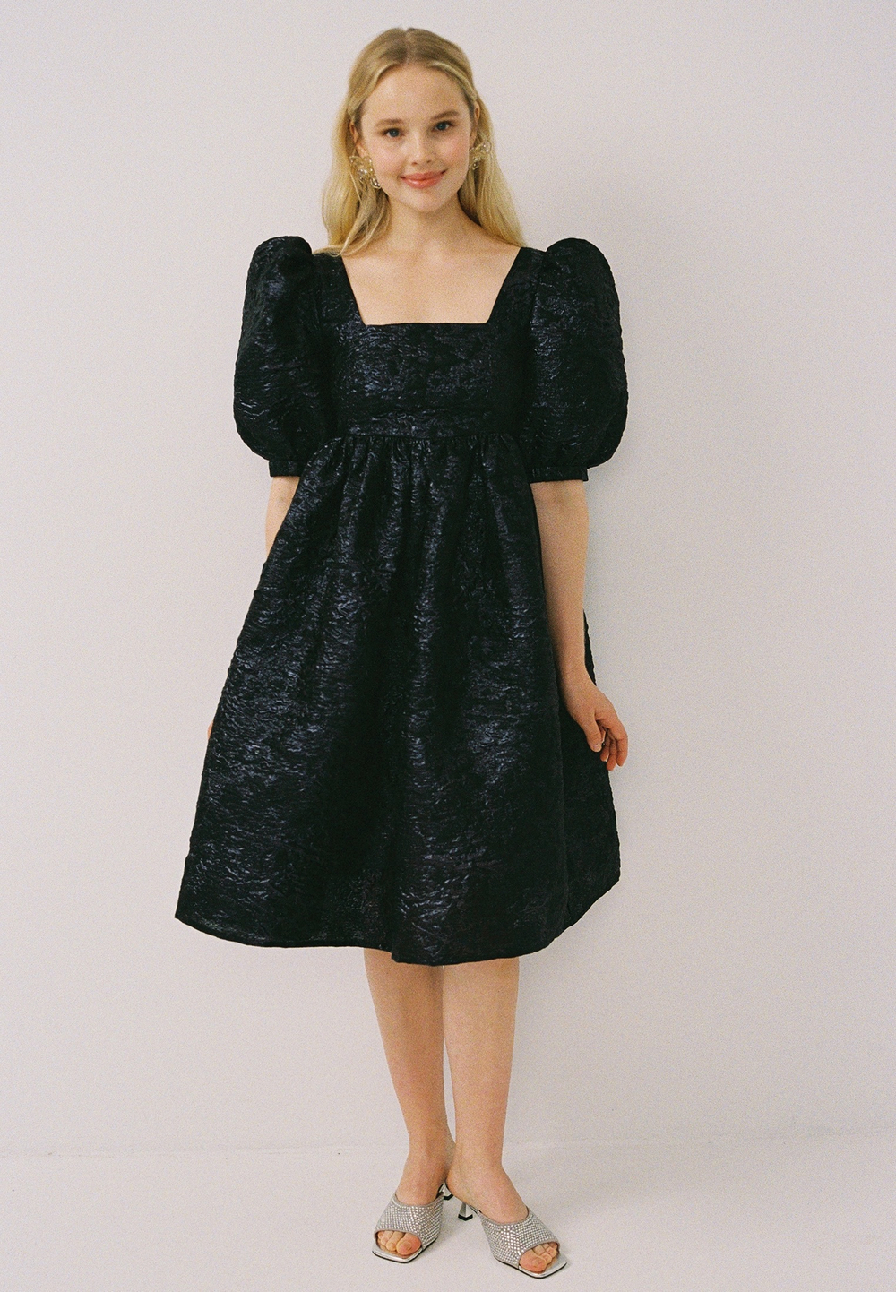 Royal black dress