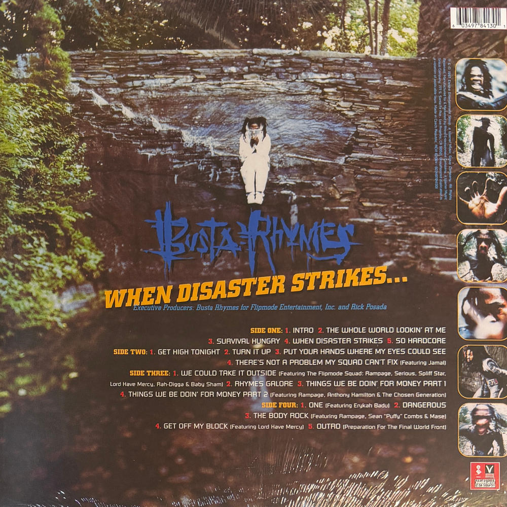 Виниловая пластинка Busta Rhymes ‎– When Disaster Strikes LP Silver