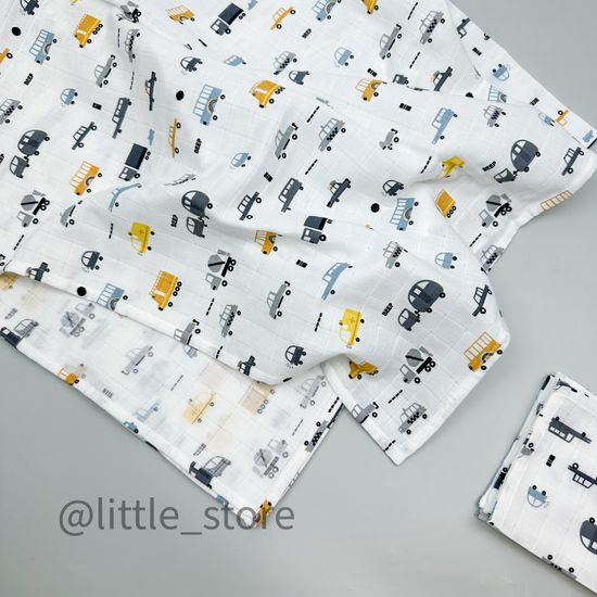 Комплект муслиновый, Машинки