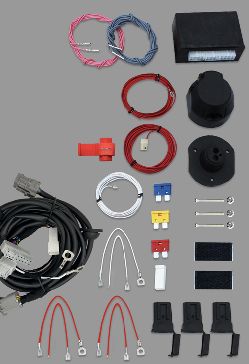 Комплект штатной электрики для фаркопа 13-pin Kia Sorento Prime 2015-2020 с блоком 7.2 (premium) - КонцептАвто KA SC 132 110 602