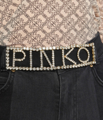 Джинсы MADDIE BELT MOM FIT DENIM BLA Pinko - графитовый(101797 A15P)