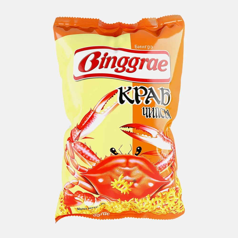 Чипсы Binggrae с Крабом 130г