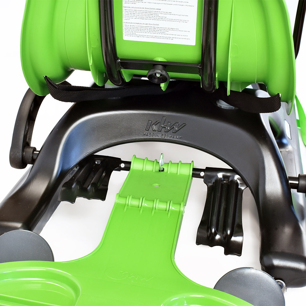 Санки KHW Snow Comfort 20314 Green/Салатовый (тормоз, спинка, прицеп)