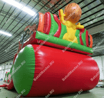 Батут-горка "Лев" 15*8*11 м