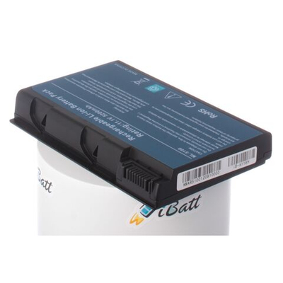 Аккумуляторная батарея iBatt 5200 mAh для ноутбука Acer Acer BATBL50L4, BATBL50L8H ( 11.1В)
