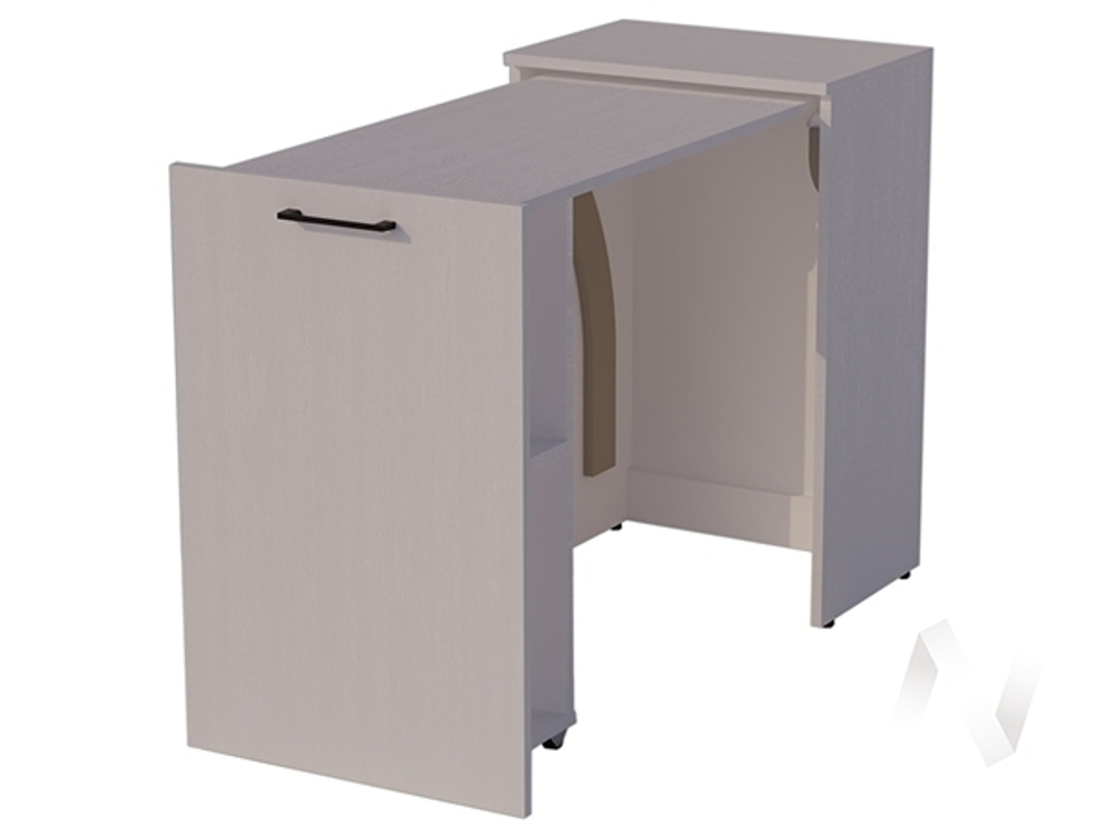 Стол трансформер СТ-6 МДФ напр. (белый поры дерева)