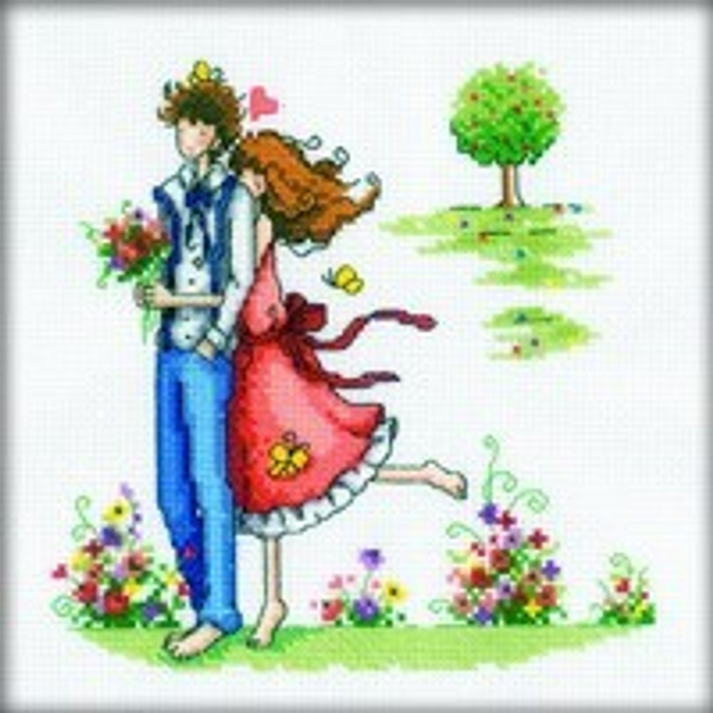 "Прогулка"-M164 вышивка