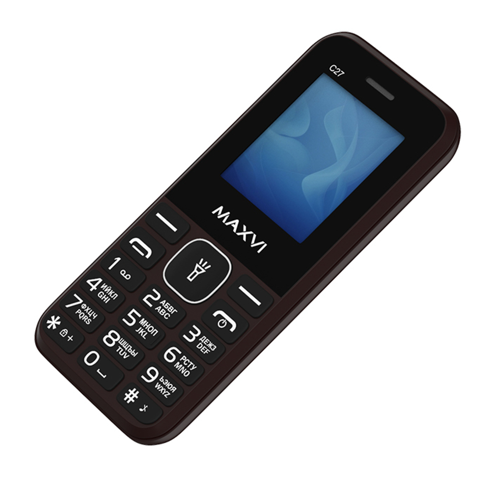 Сотовый телефон Maxvi C27 Brown