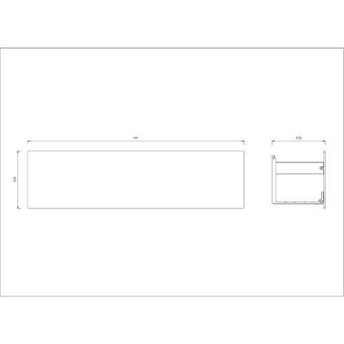 Полка Boheme Space 10966-W white