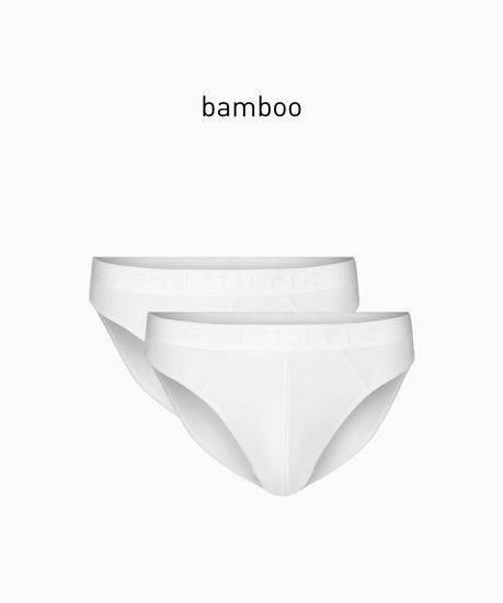 Мужские трусы слипы (2 шт) спорт 2BMP-016 Basic, белые