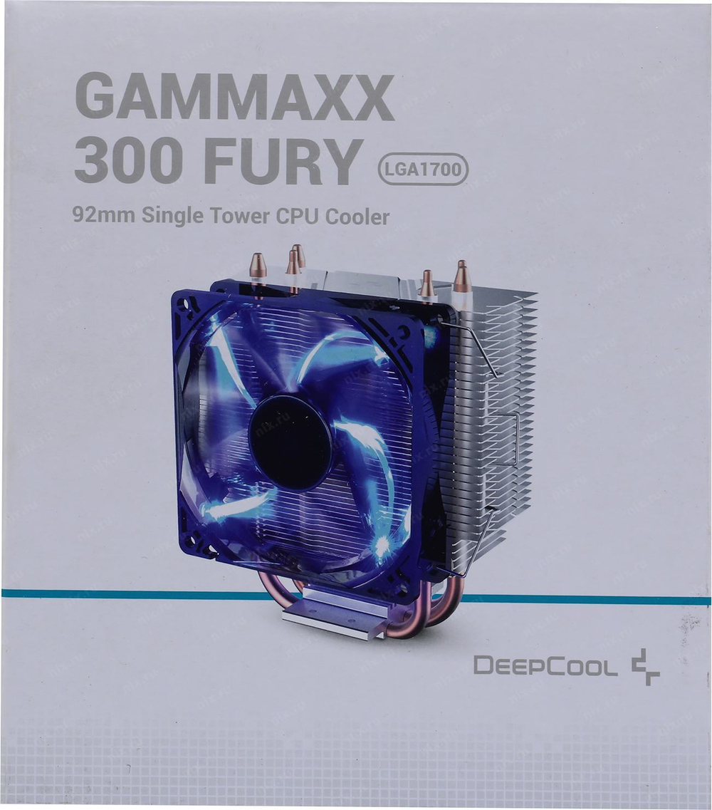 Устройство охлаждения(кулер) Deepcool Gammaxx 300 Fury Soc-AM5/AM4/1200/1700/1851 черный 4-pin 18-21 DP-MCH3-GMX300F