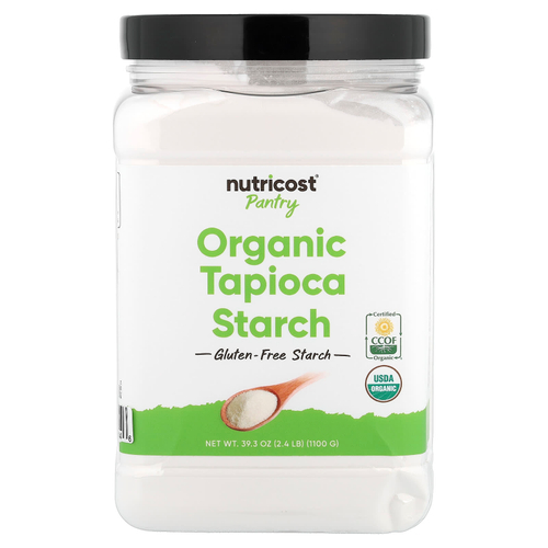 Nutricost, Pantry, органический тапиоковый крахмал, 1100 г (39,3 унции)