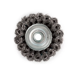 Кордщетка чашеобразная латунная для УШМ 75мм (М14) RockForce##Rock FORCE RF-BWC003