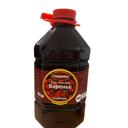Варенье Сладонеж Клубника 4 кг