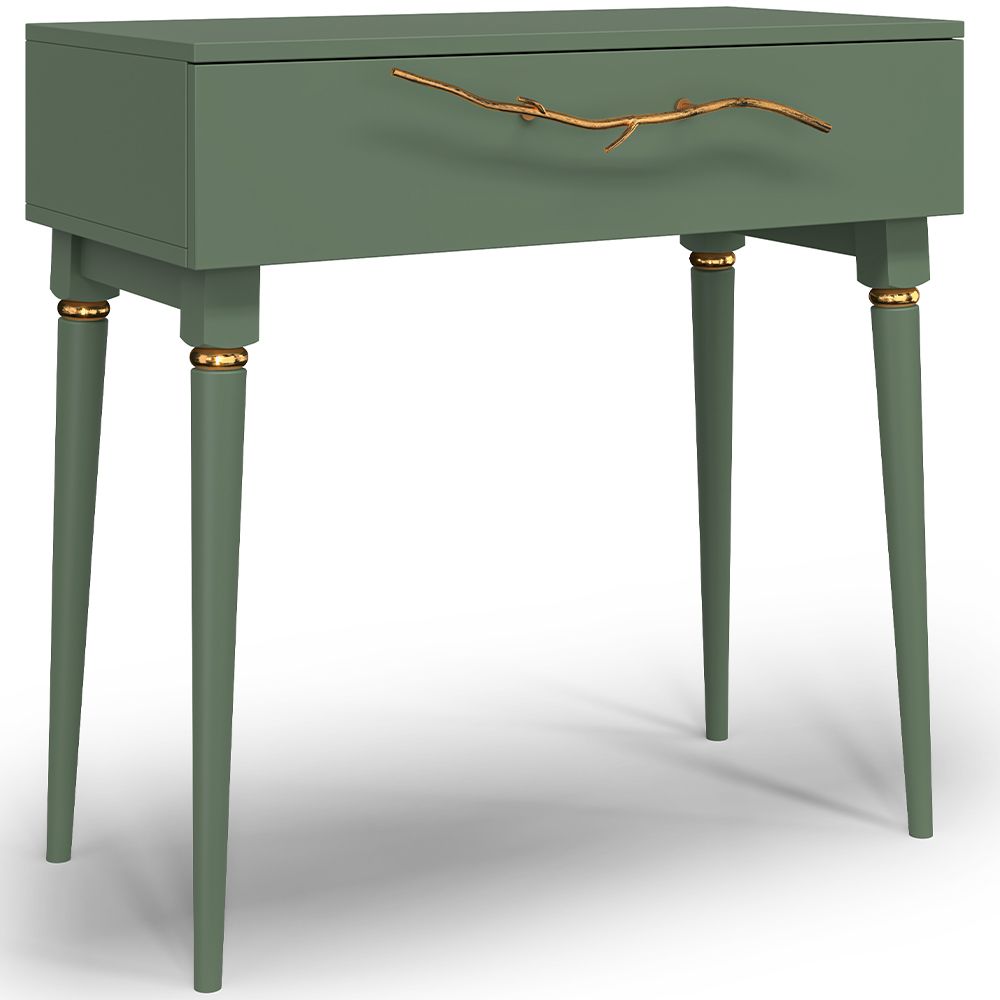 Консоль Арт Колор matte Классик Голд Зеленый нефрит матовый