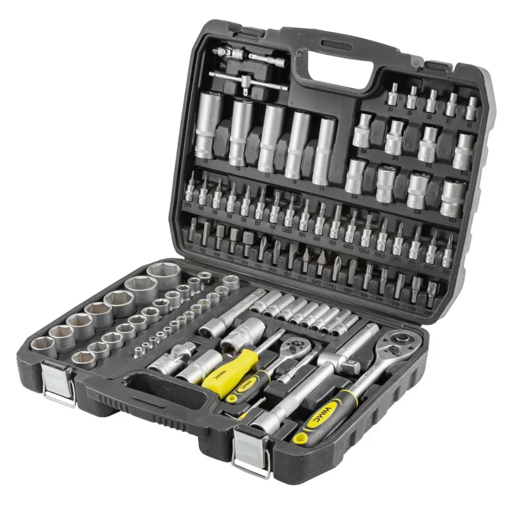 Набор инструментов 108пр. 1/2'', 1/4'' (6гр.)(4-32мм) WMC TOOLS WMC-41082-5