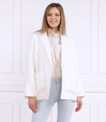 Льняный пиджак CASUAL LINEN SB BLAZER Tommy Hilfiger - белый(WW0WW37774)