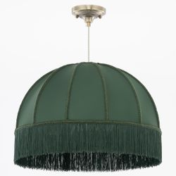 Citilux Базель CL407032 Подвесной светильник бронза с зелёным абажуром