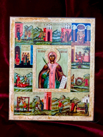 Анастасия Римляныня святая преподобномученица деревянная икона на левкасе