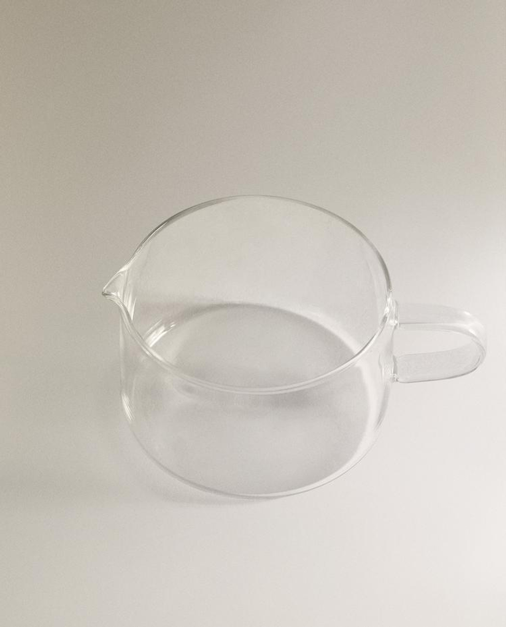 ZARA HOME САХАРНИЦА И МОЛОЧНИК ИЗ БОРОСИЛИКАТНОГО СТЕКЛА И ДЕРЕВА, ПРОЗРАЧНЫЙ