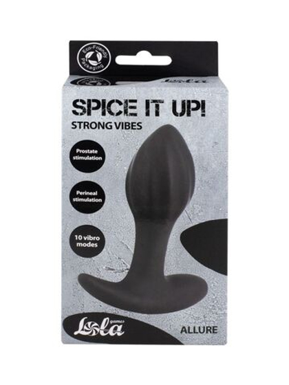 Анальная пробка с вибрацией Spice it Up Allure Lola Games