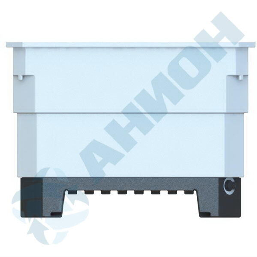 Контейнер 640 л на подставке Анион 640 л. прямоугольный (1190x990x845см;белый) - арт.559517