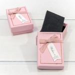 Коробка Ювелирная 8х5.5х2.7 см Набор 2 шт (Розовый)