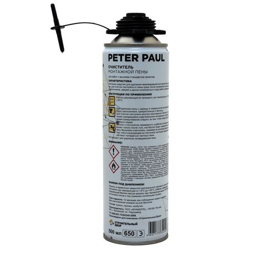 Очиститель монтажной пены Peter Paul 500 мл