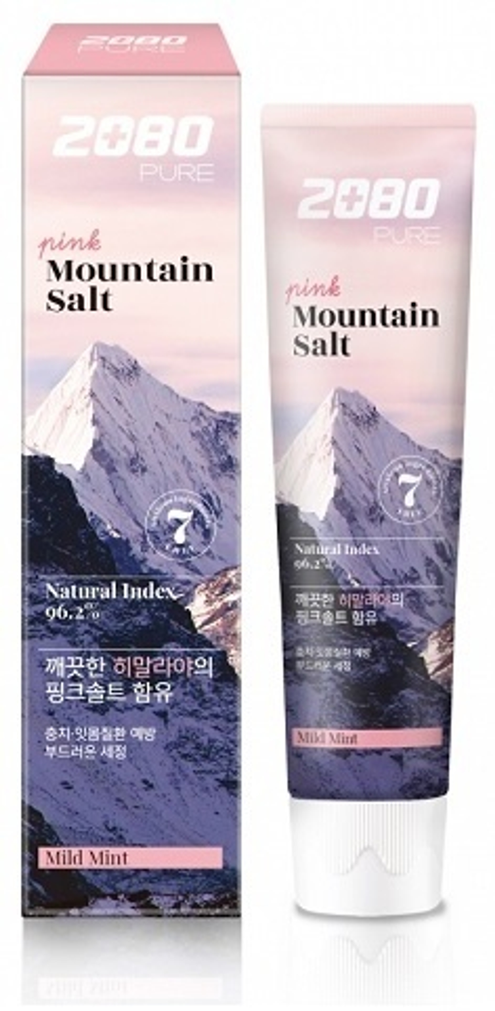 KeraSys Паста зубная 2080 Розовая Гималайская соль, 120 гр