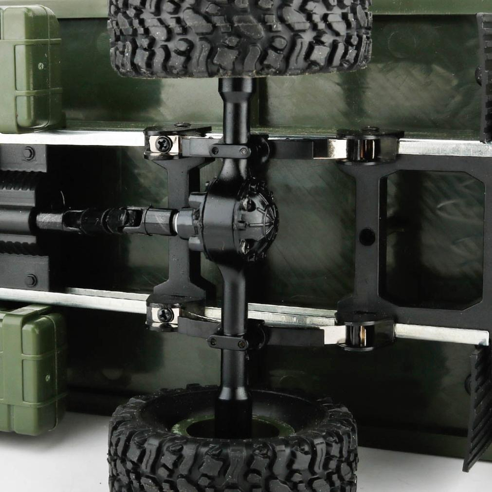 Радиоуправляемая машина WPL Газ 66 грузовая RTR 4WD масштаб 1:16 2.4G - WPLB-24-R-Green