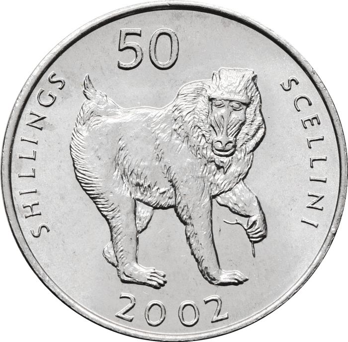 50 шиллингов 2002 Сомали
