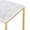 Набор столиков кофейных Mayen Gold, белые/золотистые