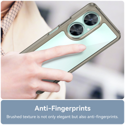 Чехол c усиленными боковыми рамками серого цвета для Huawei Nova 11i