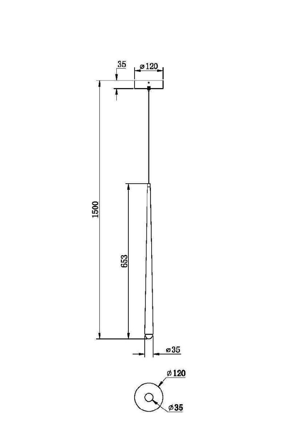 Подвесной светильник Maytoni Cascade MOD132PL-L6BK