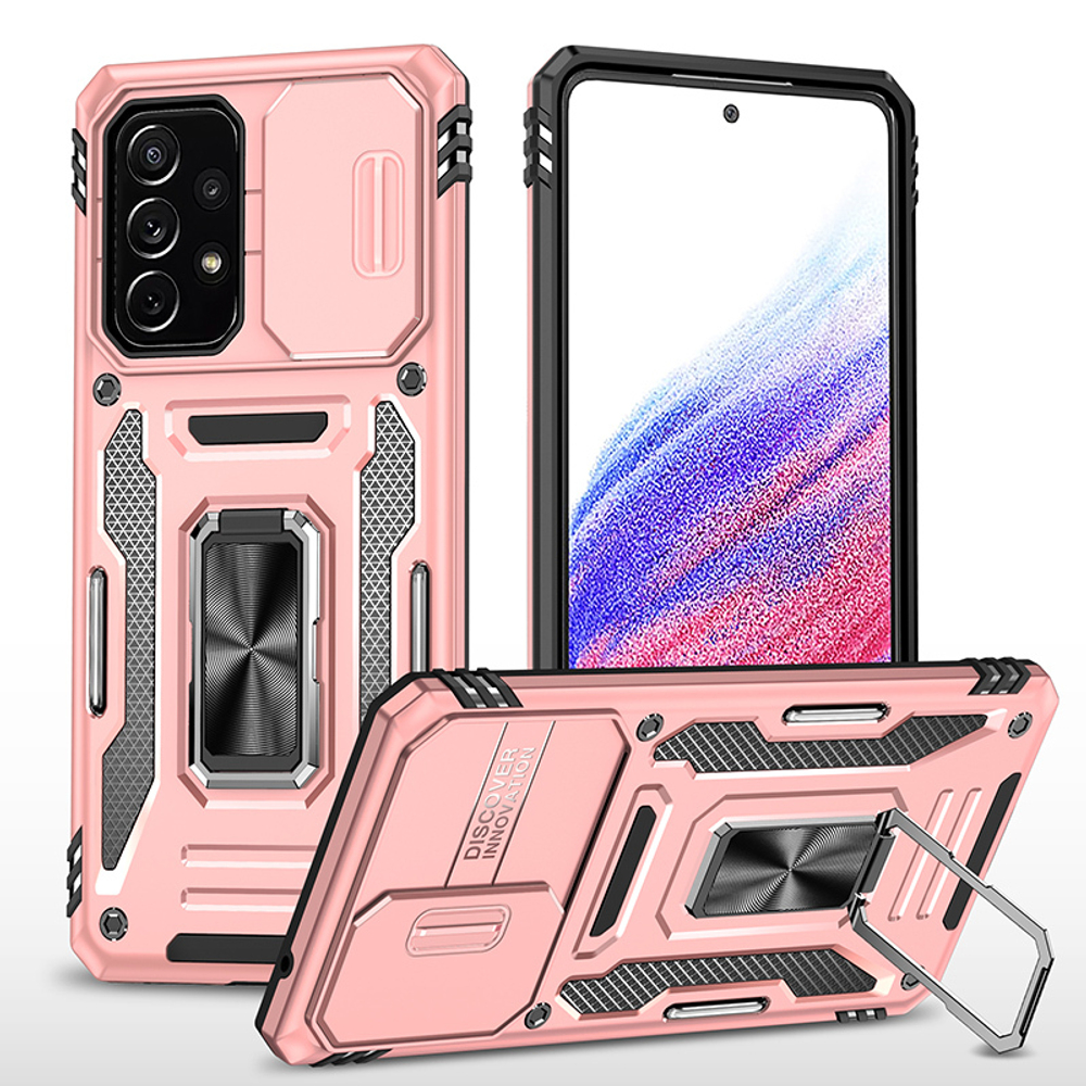 Чехол Safe Case с кольцом и защитой камеры для Samsung Galaxy A73