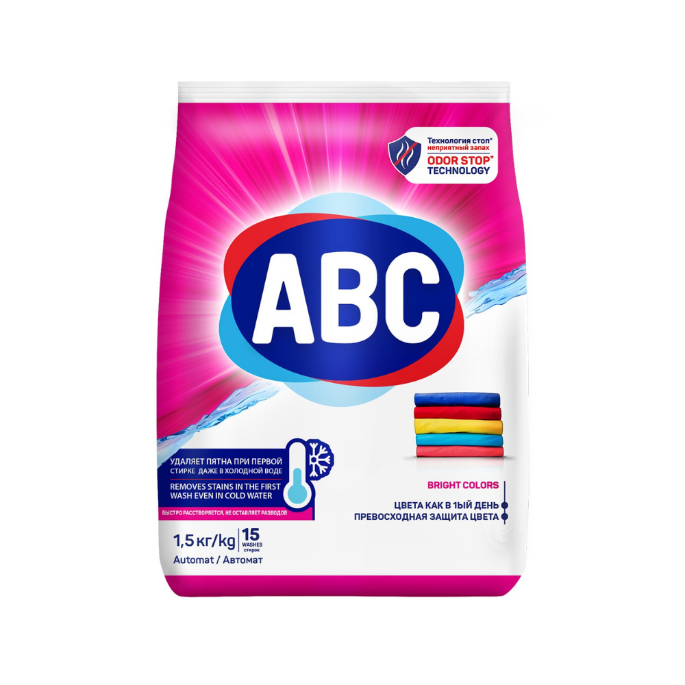 ABC Стиральный порошок Colors 1,5кг